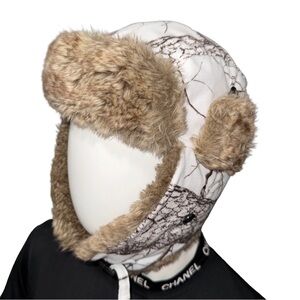 💙💖Huntworth Camo‎ Fur Lined Trapper Hat Winter Hunting Outdoor Gorp Thinsulate
